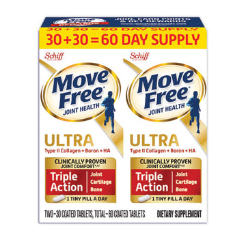 Move Free® Ultra Triple Action With Ucii Twin Pack, 60 Tablets freeshipping - TVN Wholesale